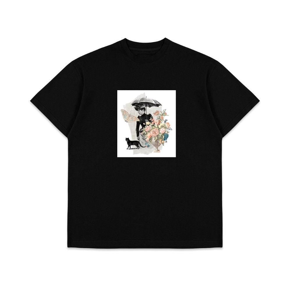 Feminine Whimsy in Vintage Art T-Shirts