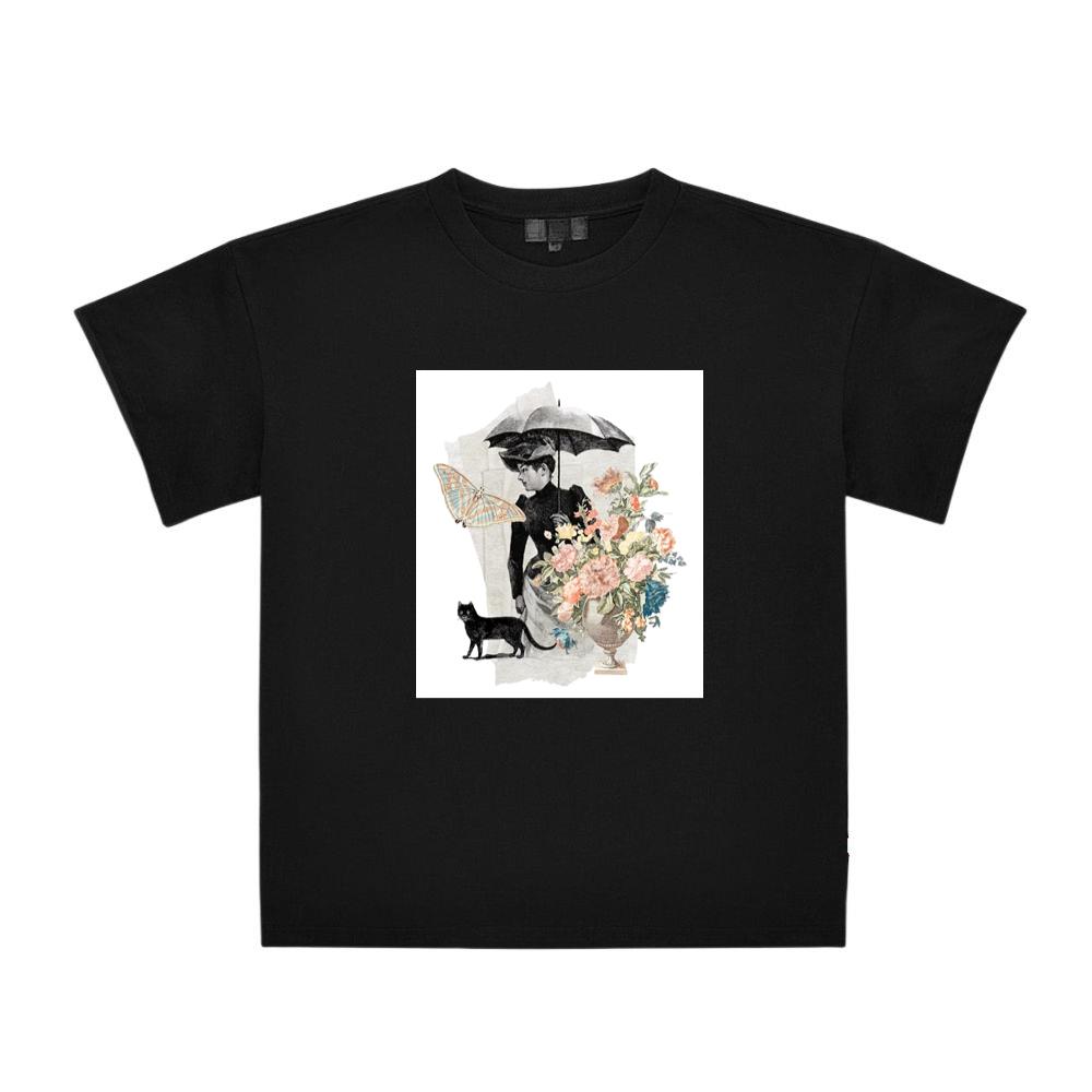 Feminine Whimsy in Vintage Art T-Shirts