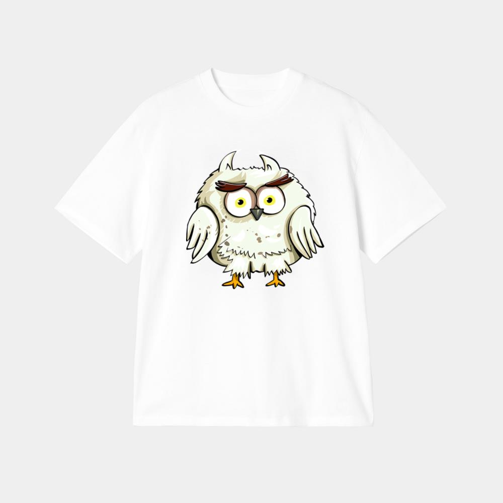 Fierce White Owl T-Shirt