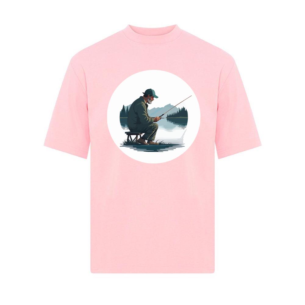 Fisherman by Calm Lake T-Shirts