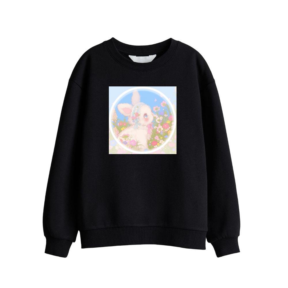 Floral Bonnet Bunny Sweatshirts