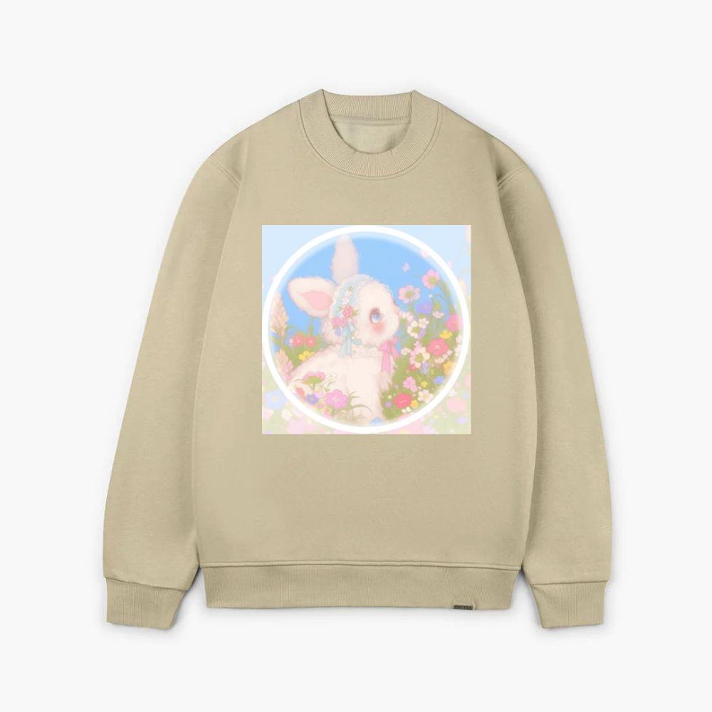 Floral Bonnet Bunny Sweatsrhits