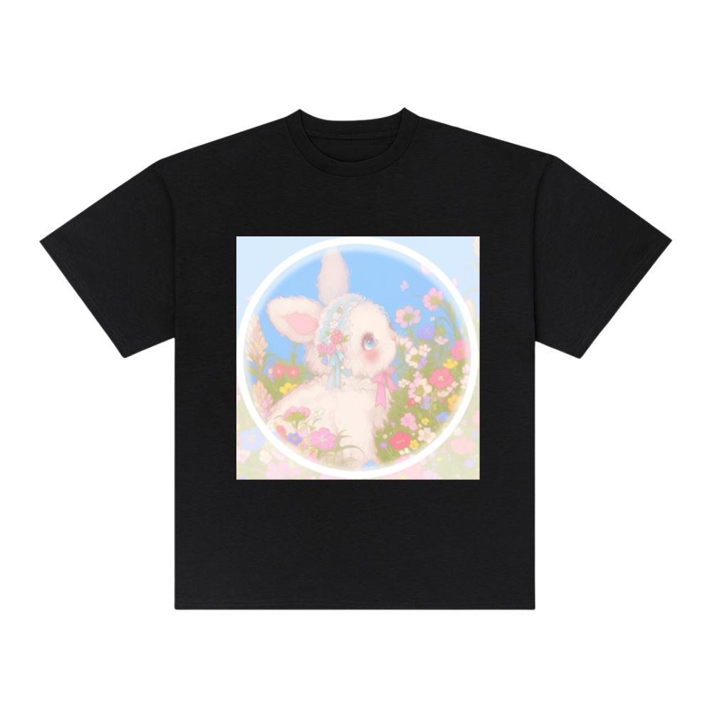 Floral Bonnet Bunny T-Shirts