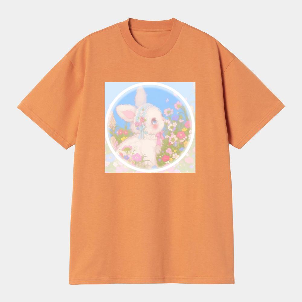 Floral Bonnet Bunny T-Shirts