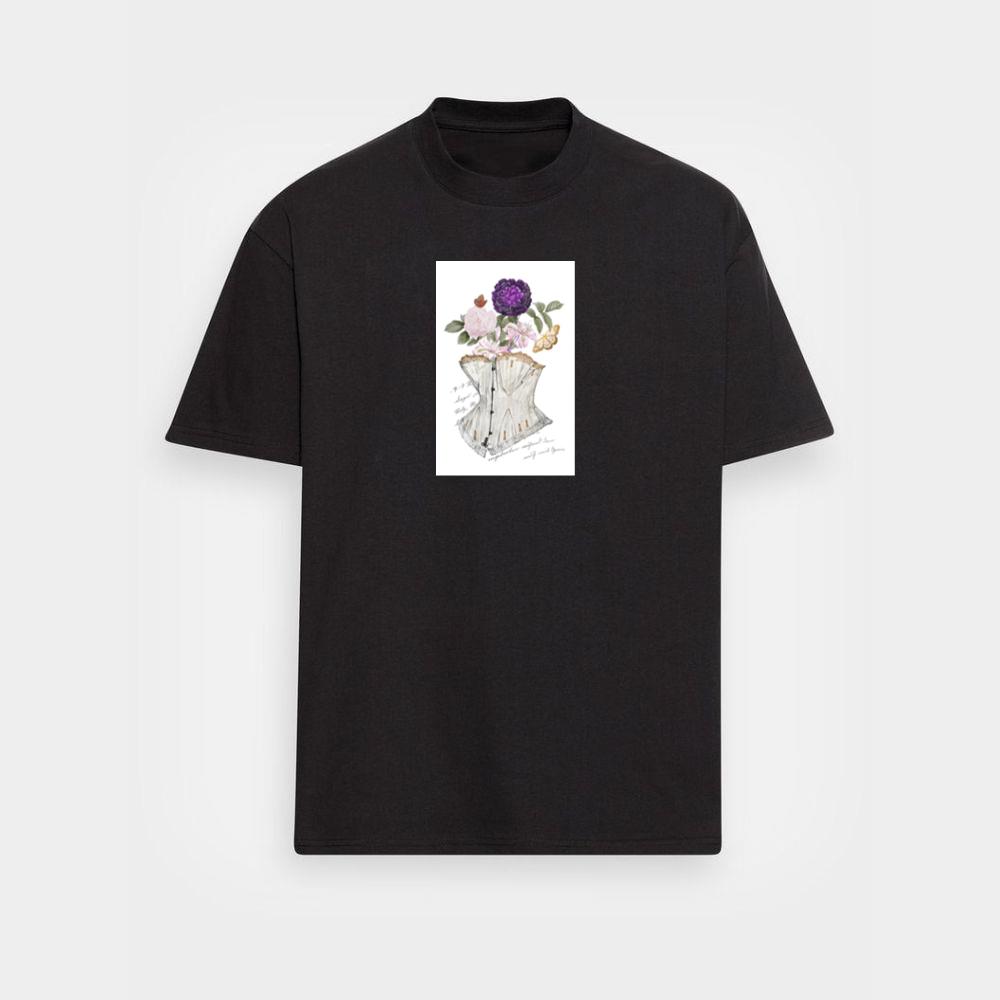 Floral Corset Still Life T-Shirts