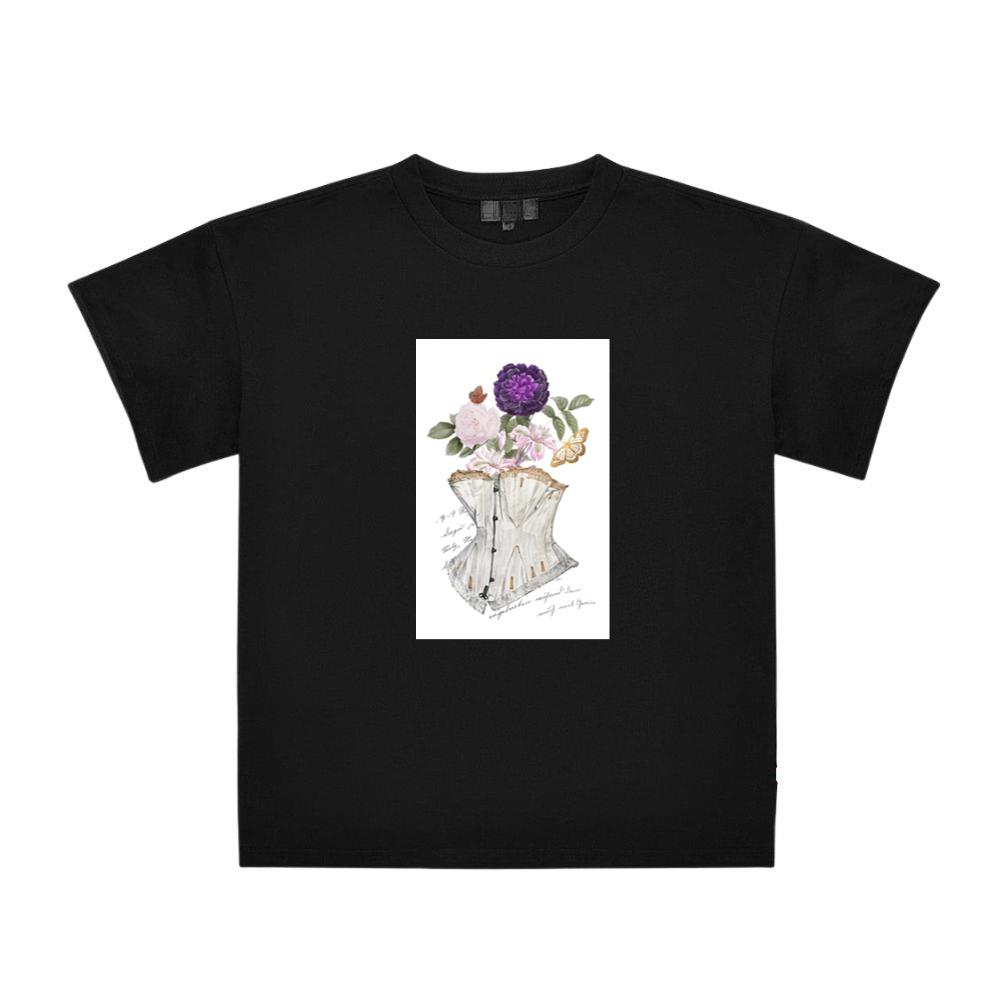 Floral Corset Still Life T-Shirts
