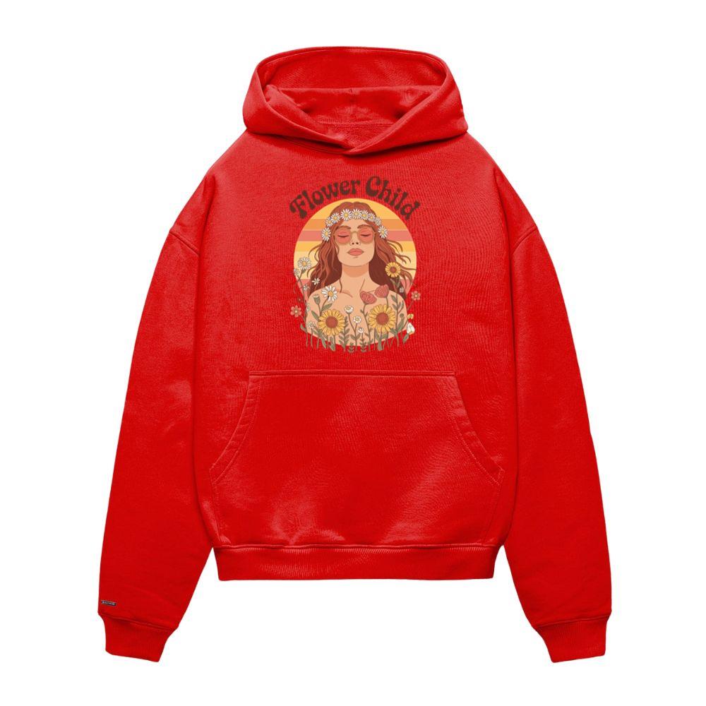 Flower Child Hippie Girl Retro Floral Graphic