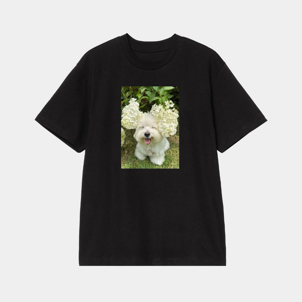 Flower Crown Canine T-Shirt