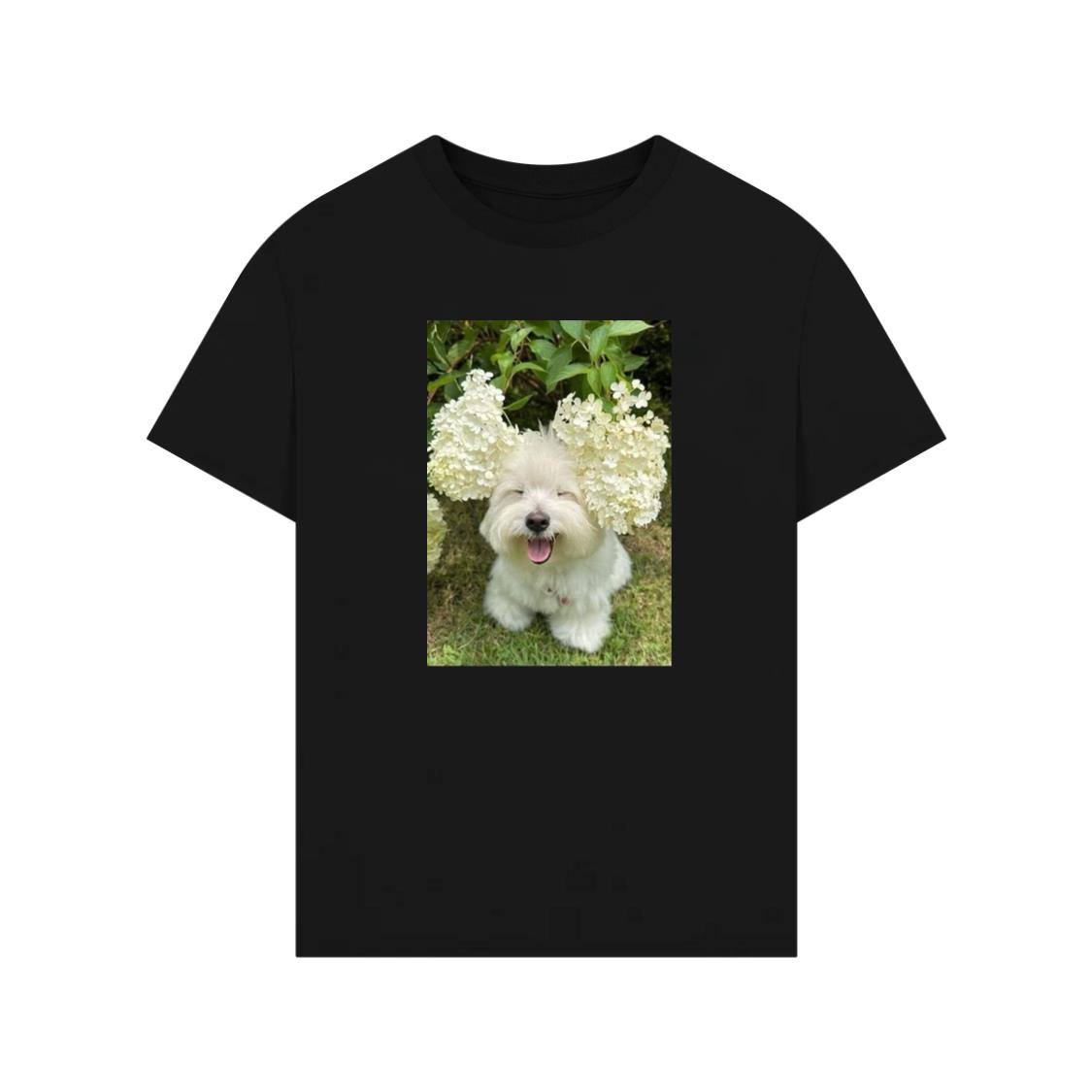 Flower Crown Canine T-Shirt