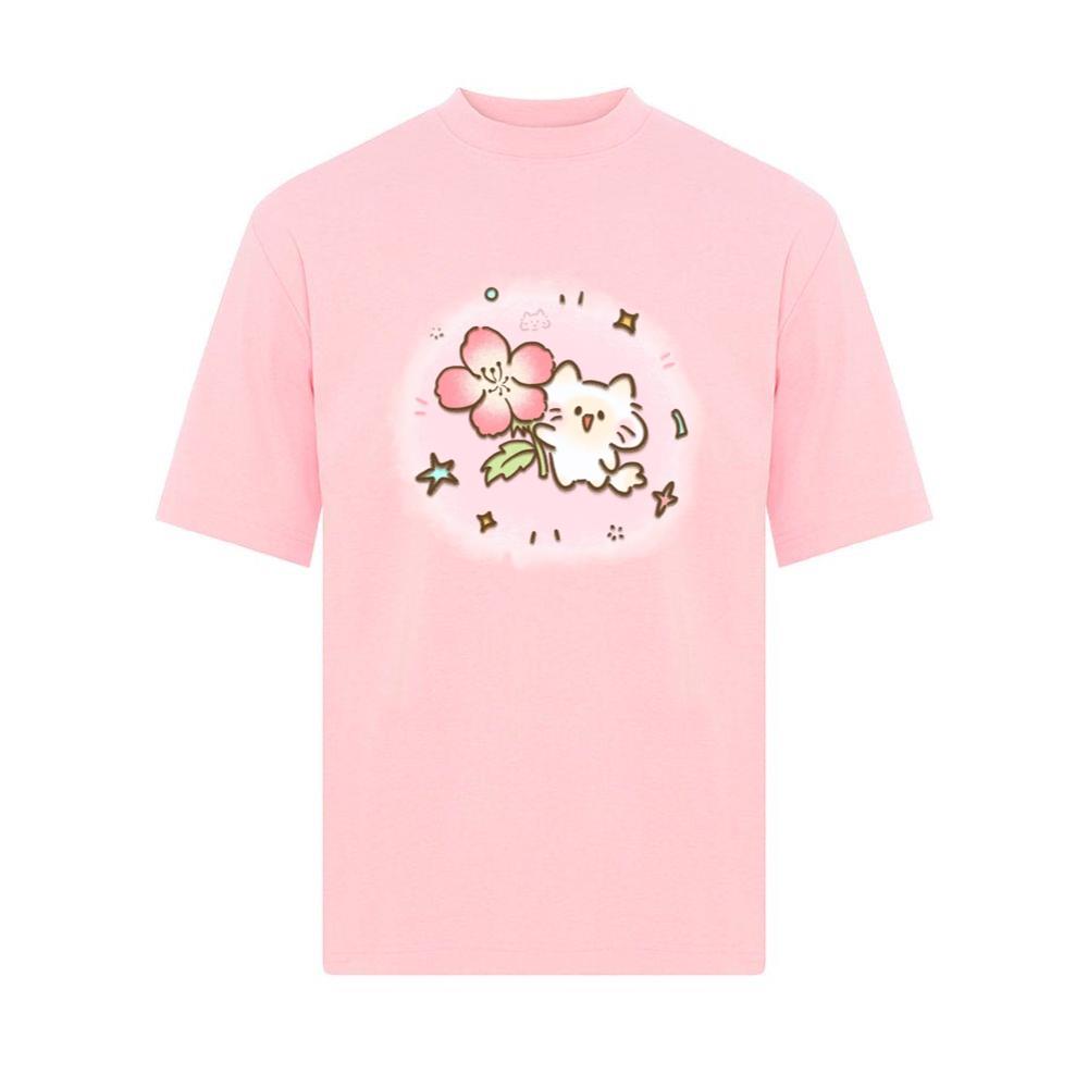 Flower Gifting Kitty T-Shirts