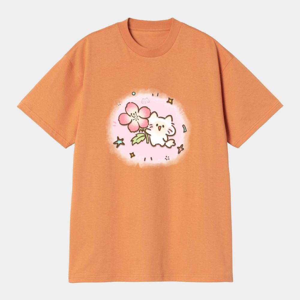 Flower Gifting Kitty T-Shirts