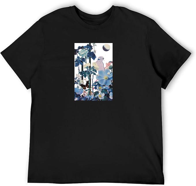 Flowers and Bird Art T-Shirts