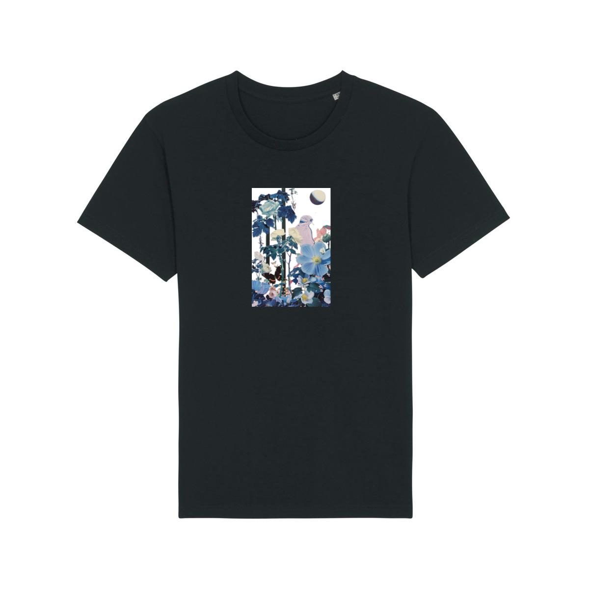 Flowers and Bird Art T-Shirts