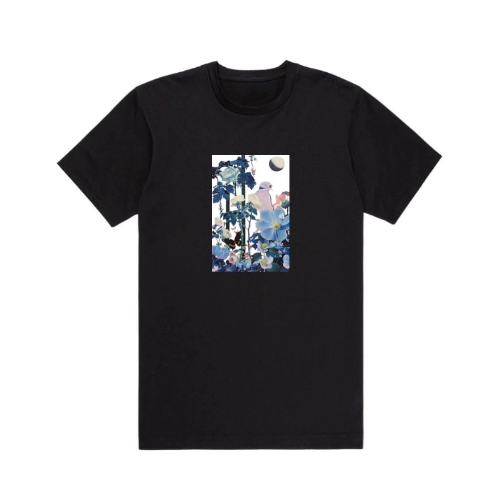 Flowers and Bird Art T-Shirts