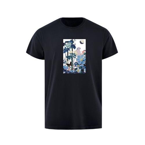 Flowers and Bird Art T-Shirts
