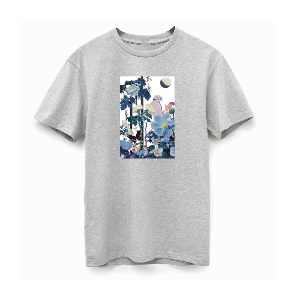 Flowers and Bird Art T-Shirts