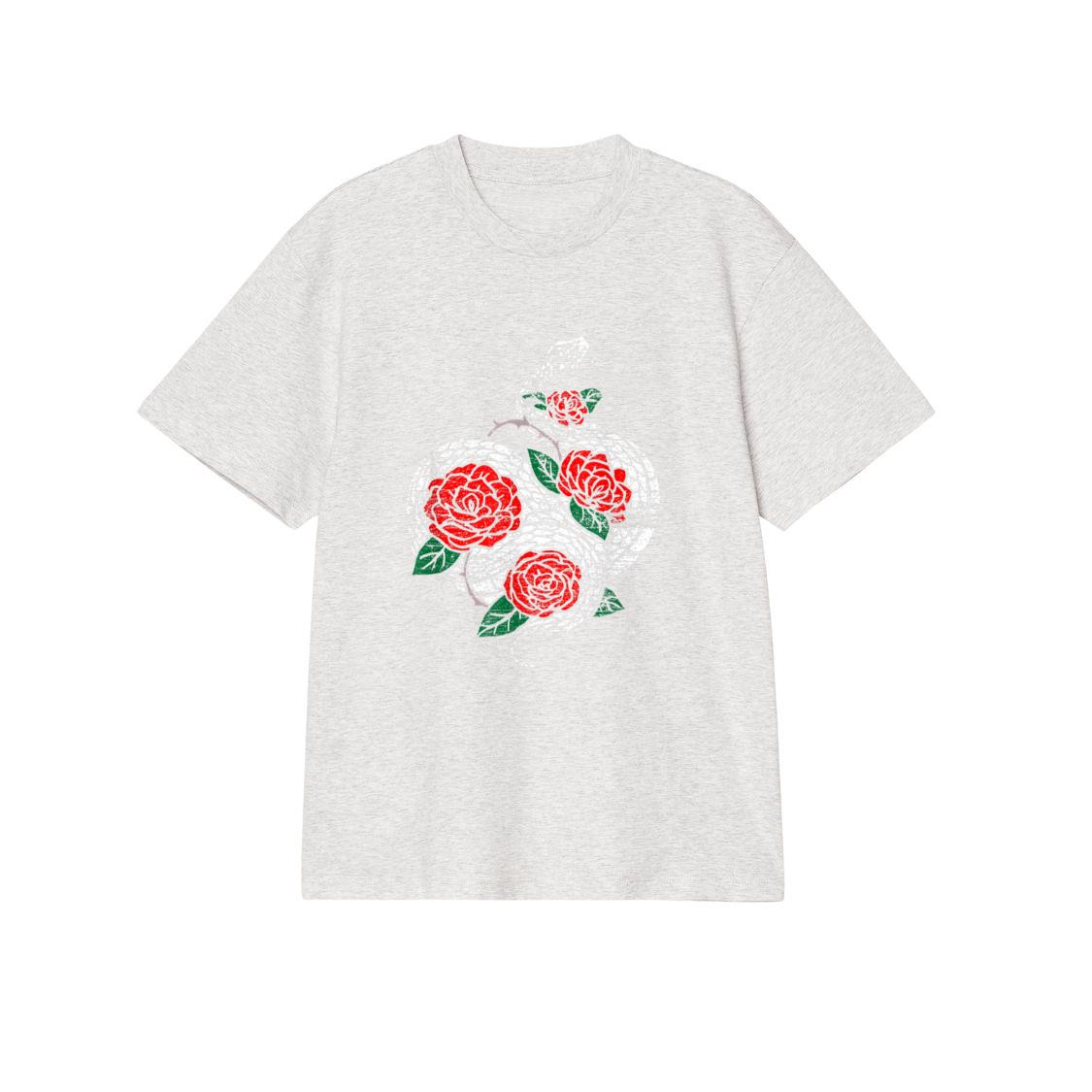 Flowers Floral Nature Roses Vintage Snake T-Shirt