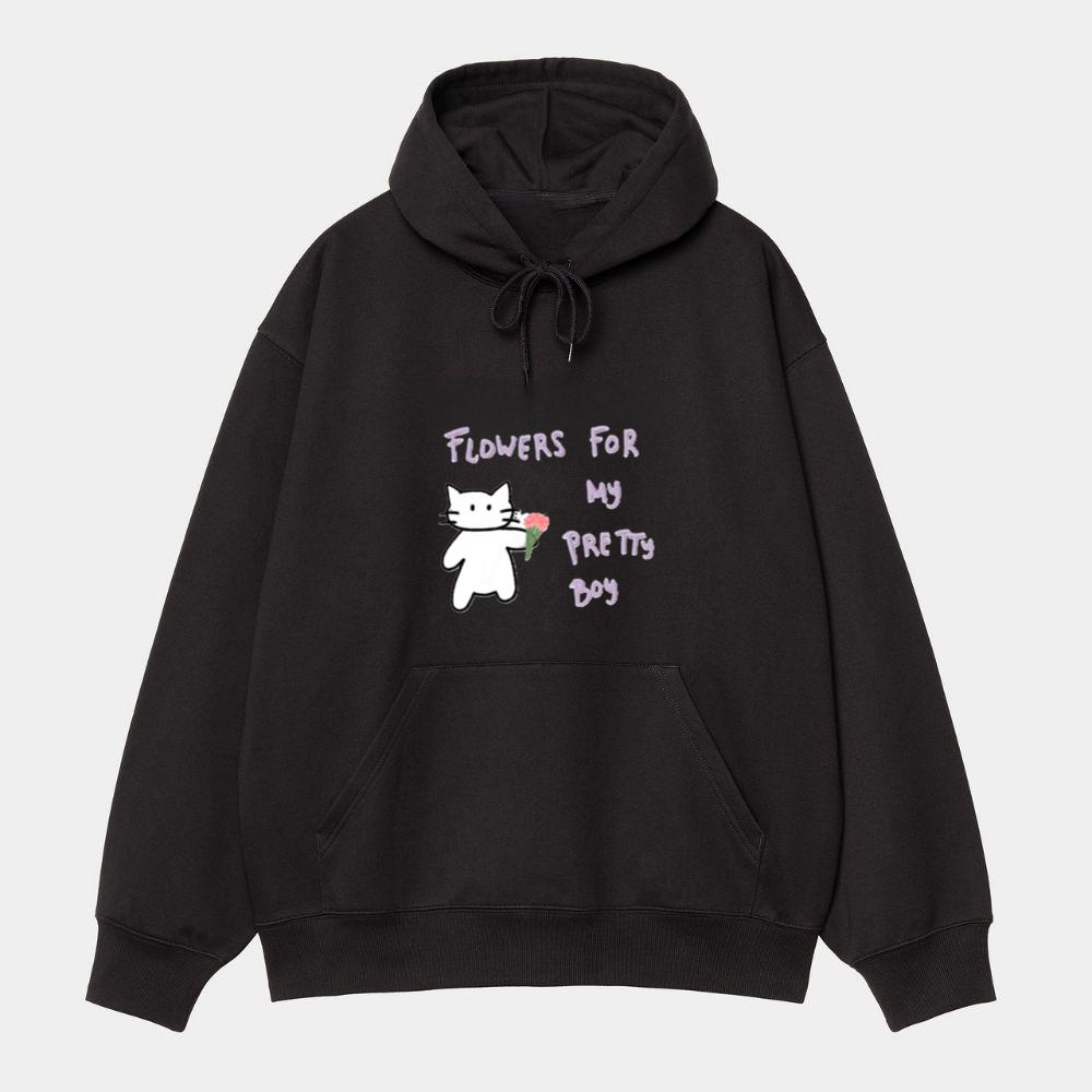 Flowers for My Pretty Boy Hoodie