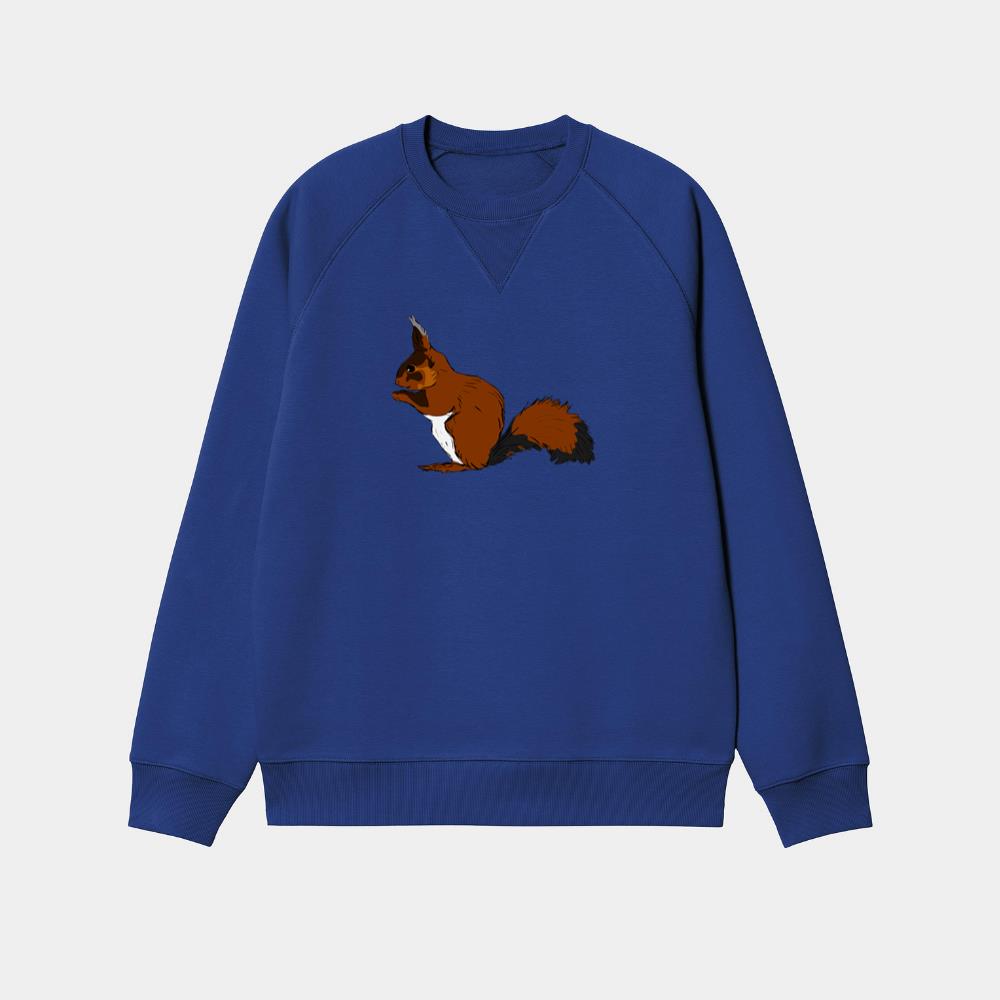 Fluffy Brown Forest Squirrel Sweatshirt