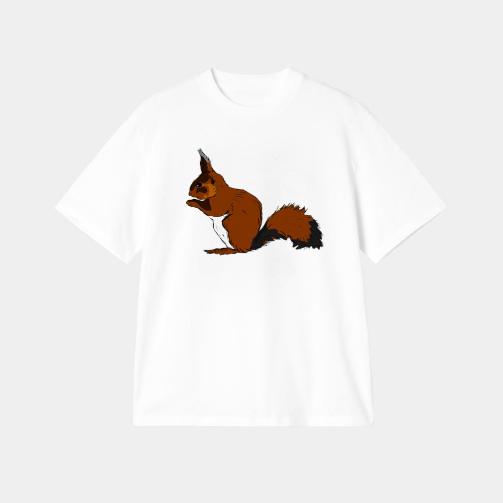 Fluffy Brown Forest Squirrel T-Shirt