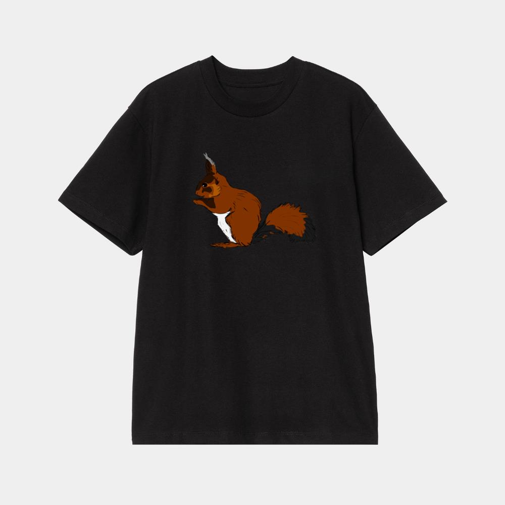 Fluffy Brown Forest Squirrel T-Shirt