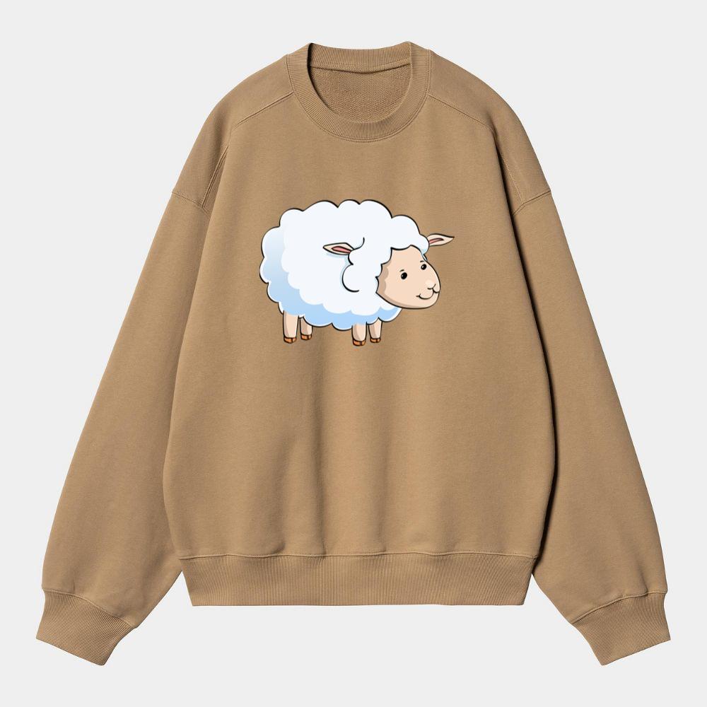 Fluffy Sheep with Big Wool Sweatshirt