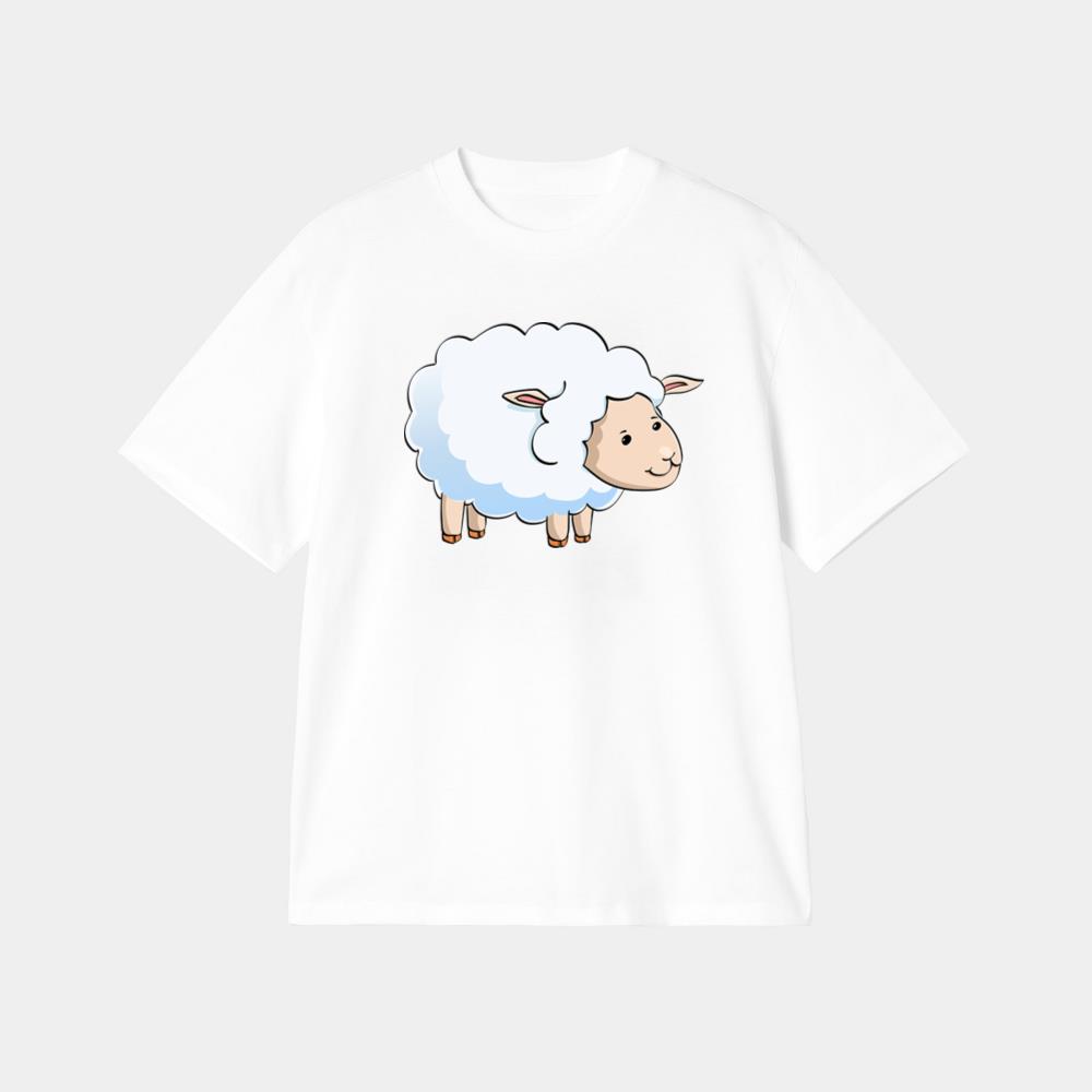 Fluffy Sheep with Big Wool T-Shirt