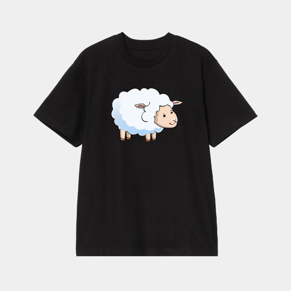 Fluffy Sheep with Big Wool T-Shirt