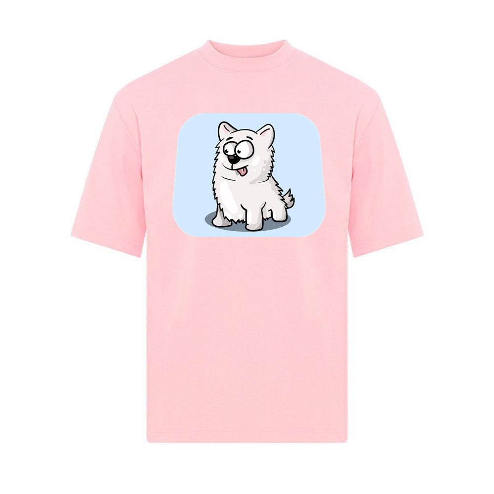 Fluffy White Dog Smiling T-Shirts