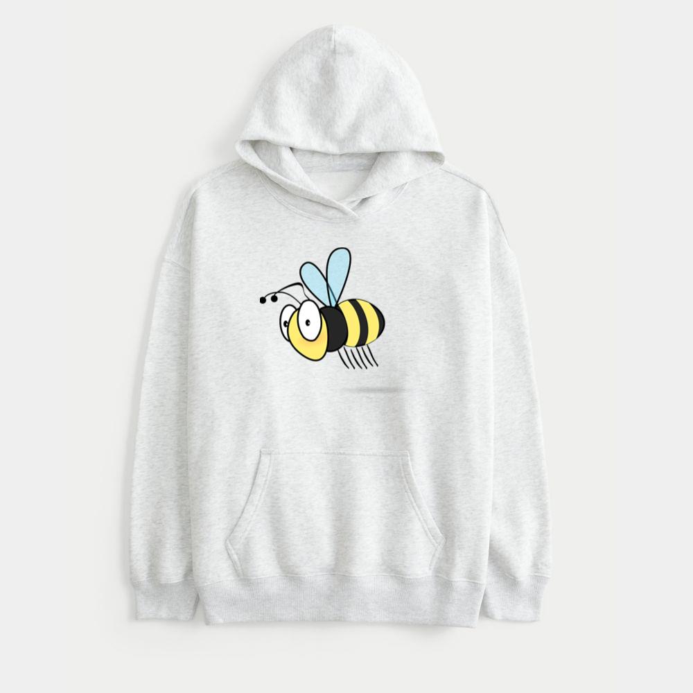Flying Bee With Blue Wings Hoodie