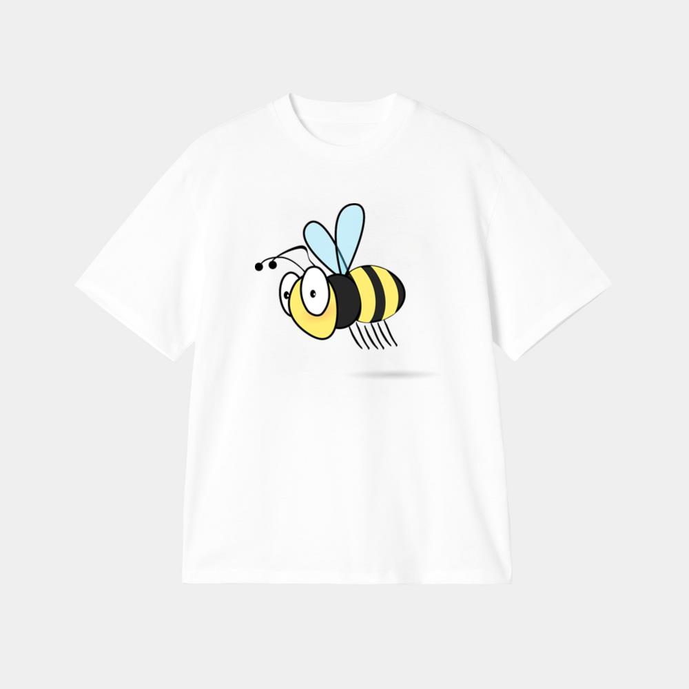 Flying Bee With Blue Wings T-Shirt