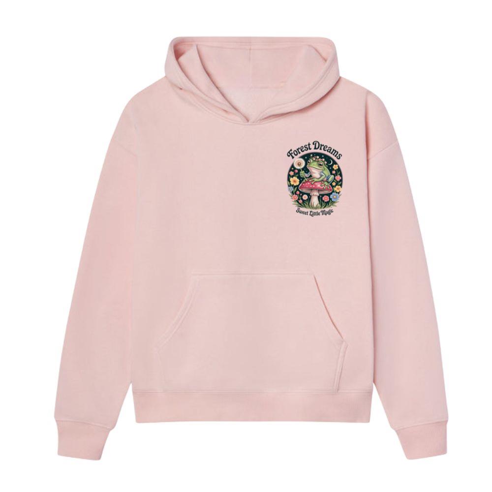 Forest Dreams Frog Fairycore Magic Retro Design Hoodie