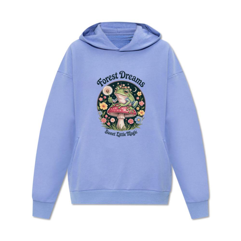 Forest Dreams Frog Fairycore Magic Retro Design Hoodie