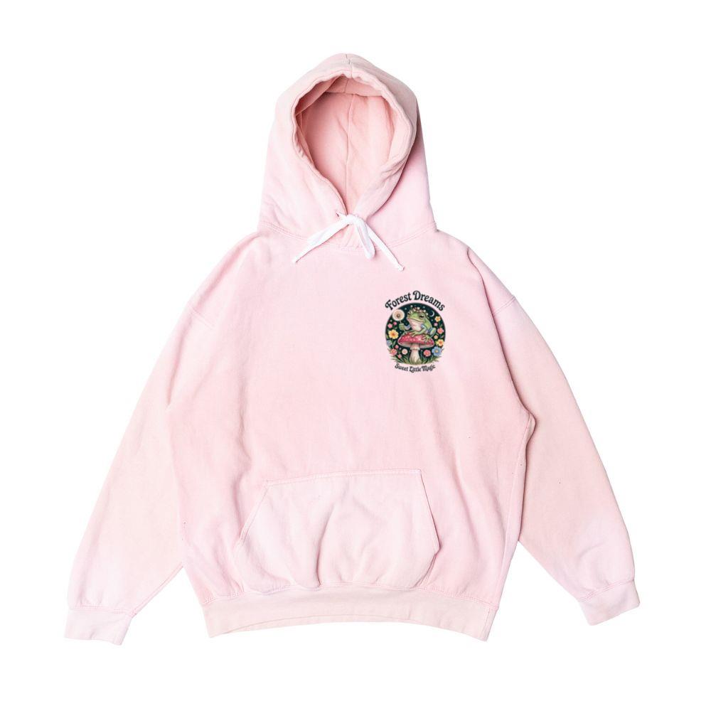 Forest Dreams Frog Fairycore Magic Retro Design Hoodie