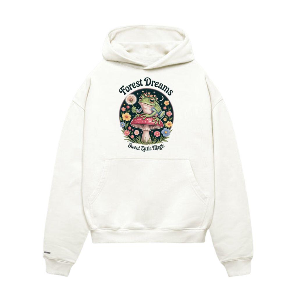Forest Dreams Frog Fairycore Magic Retro Design Hoodies