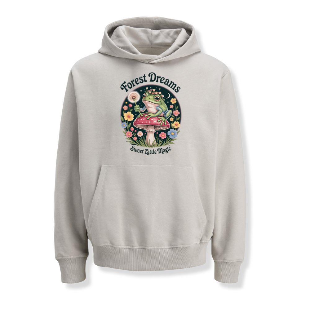 Forest Dreams Frog Fairycore Magic Retro Design Hoodies