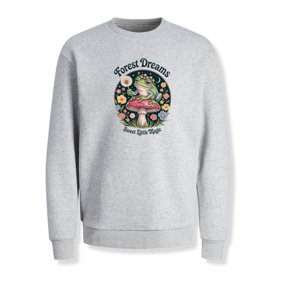 Forest Dreams Frog Fairycore Magic Retro Design Sweatshirt