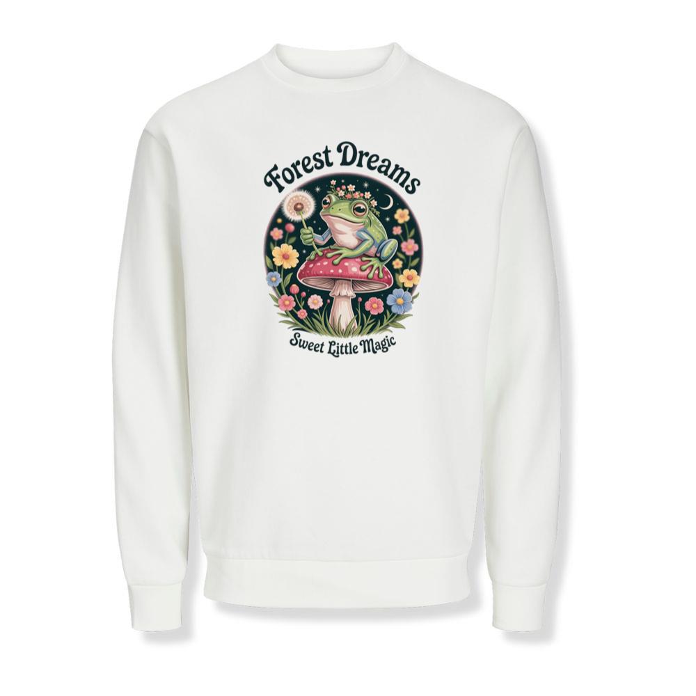 Forest Dreams Frog Fairycore Magic Retro Design Sweatshirts