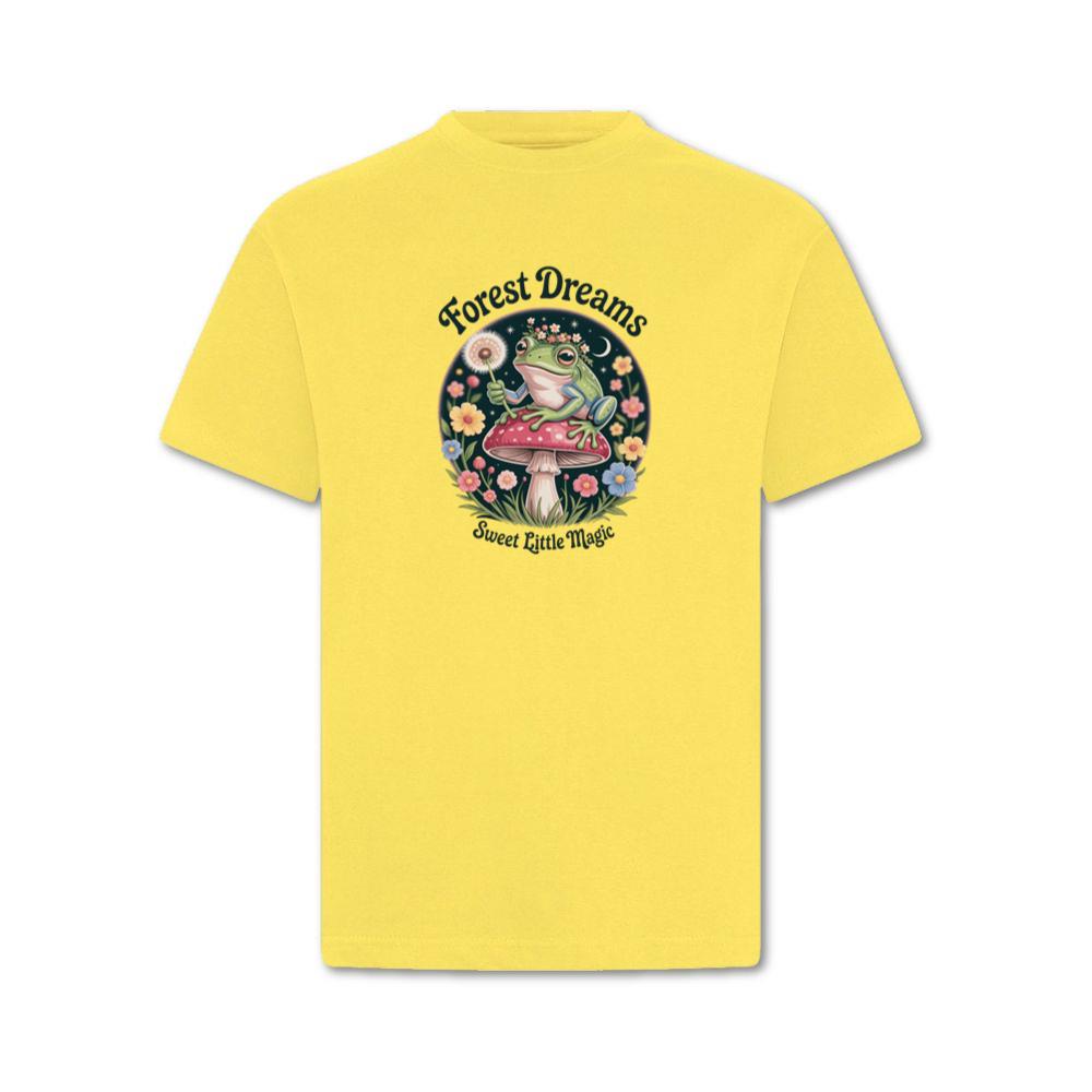 Forest Dreams Frog Fairycore Magic Retro Design T-Shirt