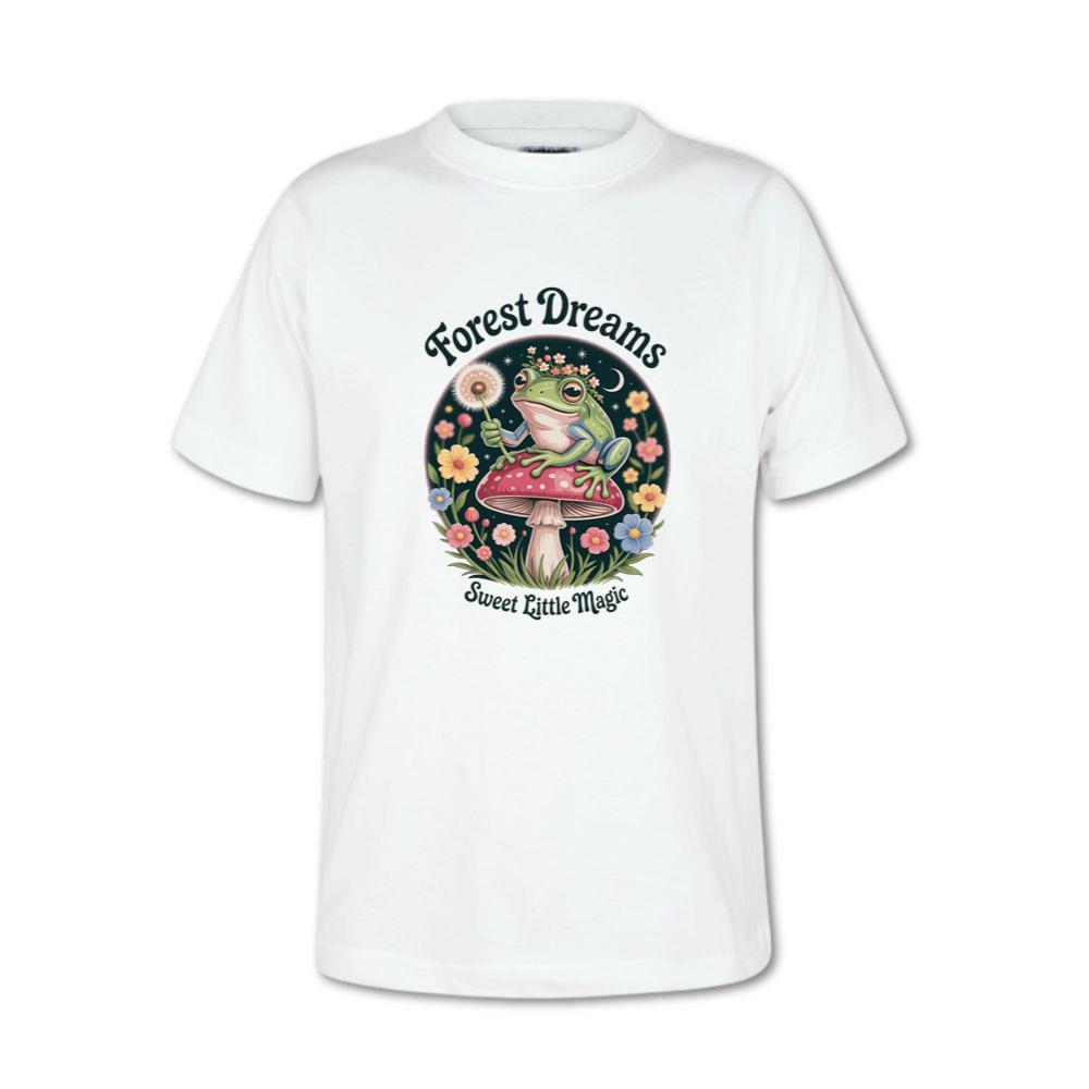 Forest Dreams Frog Fairycore Magic Retro Design T-Shirt