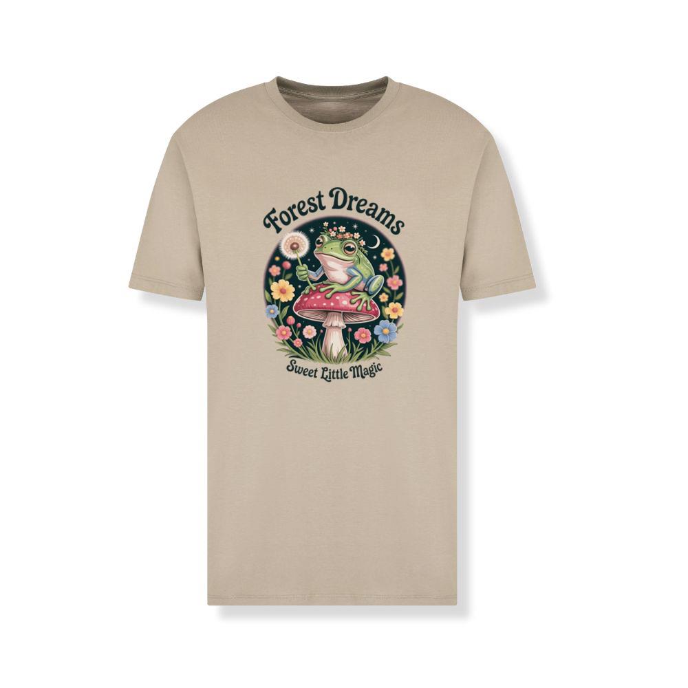 Forest Dreams Frog Fairycore Magic Retro Design T-Shirt