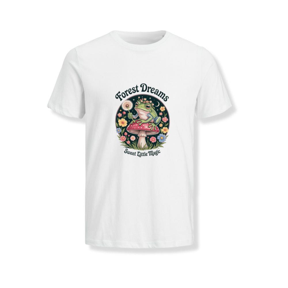 Forest Dreams Frog Fairycore Magic Retro Design T-Shirts
