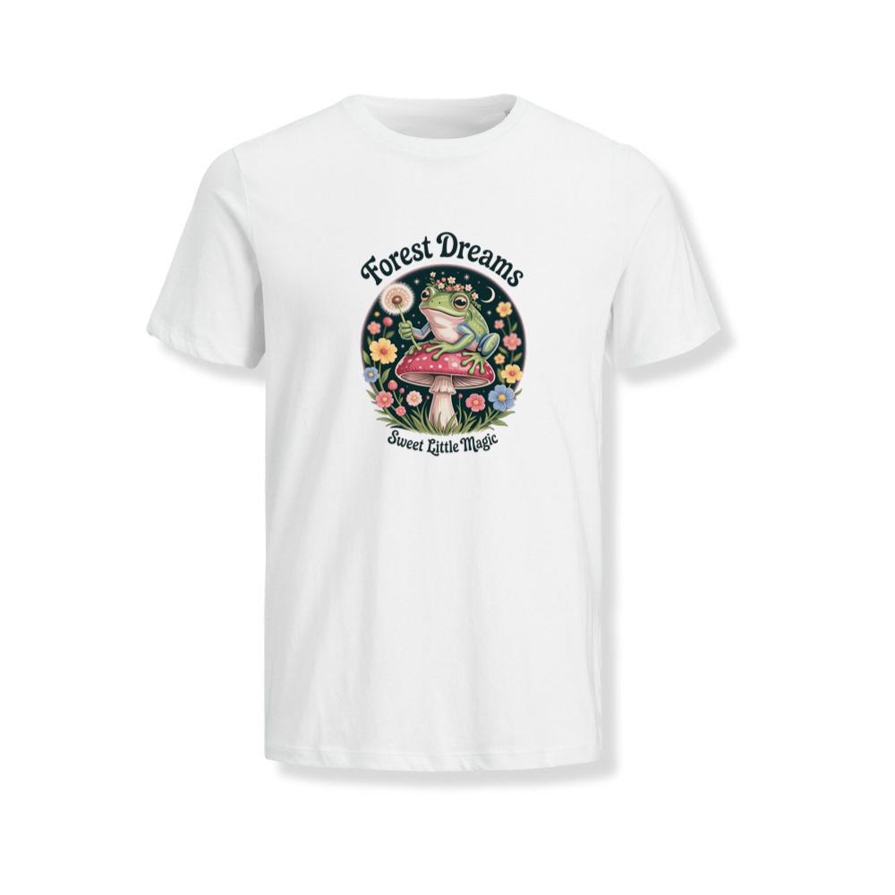 Forest Dreams Frog Fairycore Magic Retro Design T-Shirts