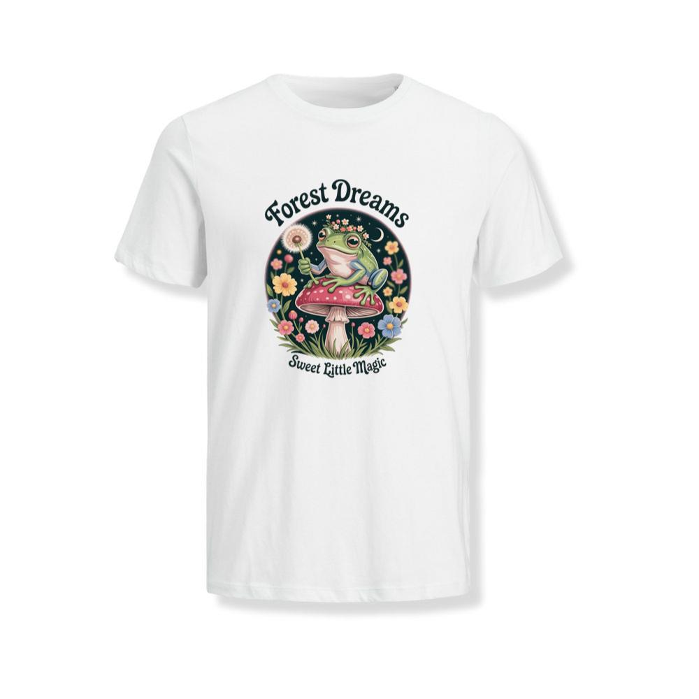 Forest Dreams Frog Fairycore Magic Retro Design T-Shirts