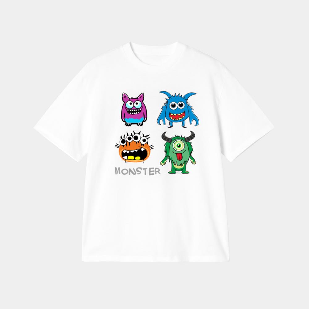Four Funny Monsters T-Shirt