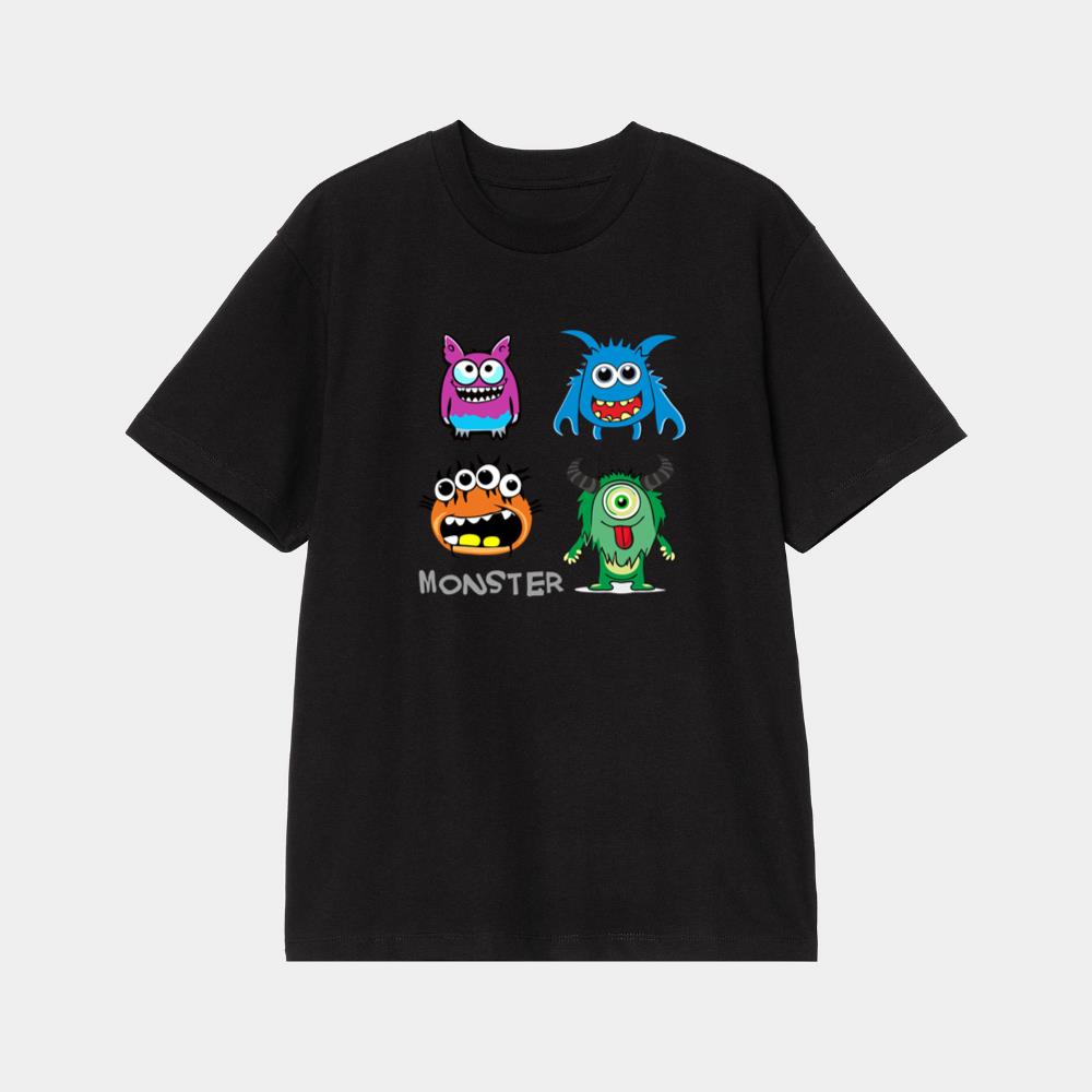 Four Funny Monsters T-Shirt
