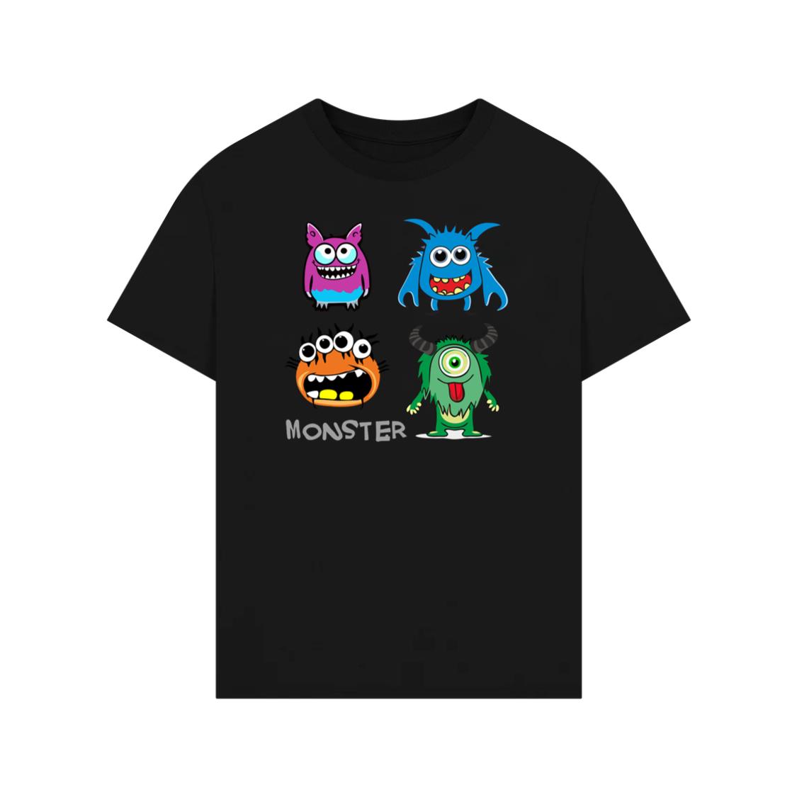 Four Funny Monsters T-Shirt