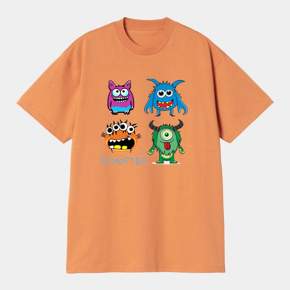 Four Funny Monsters T-Shirts