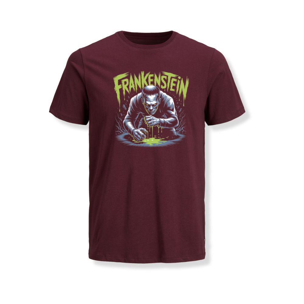 Frankenstein Monster Classic Horror Graphic T-Shirt - Image 3