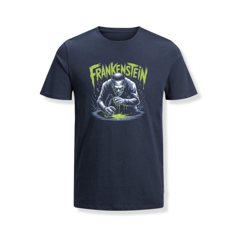 Frankenstein Monster Classic Horror Graphic T-Shirt - Image 2